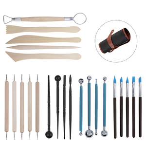 Bo Yi Xuan 23 Bộ công cụ nghệ thuật và thủ công điêu khắc công cụ đất sét - Product Image 2
