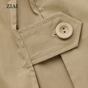 Personnalisé Printemps Nouveau Court Coupe-Vent Manteau Lâche Contraste Couleur Tronqué Manteau Femmes - Product Image 6