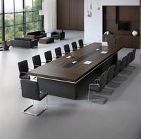 Meubles de bureau modernes, table de conférence en bois pour salle de réunion