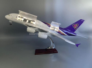 โมเดลเครื่องบินเอ็มไพร์เรย์ รุ่น <span class=keywords><strong>A380</strong></span> ขนาด 1:150 พร้อมไฟ LED ความยาว 46 ซม. ของสะสม ของขวัญ สำหรับนักสะสม - Product Image 5