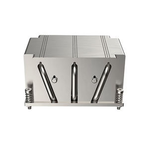 Enfriador de <span class=keywords><strong>Cpu</strong></span> de servidor 2U de 300W con 5 tubos de calor, disipador térmico de aleta de aluminio con Base de cobre para procesador de estación de trabajo Lga 4926 Arm 9 Socket - Product Image 3