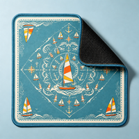 Tapis de table en microfibre premium pour Mahjong, motif personnalisé 800x800mm pour jeu de société Mahjong américain 4 joueurs
