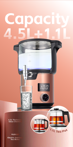 Turkish Middle East Style Samovar Double Tea Maker Premium Stainless <strong>Filter</strong> Large Capacity5.6L Electric <strong>Kettle</strong> for Boiling Water - Product Image 3