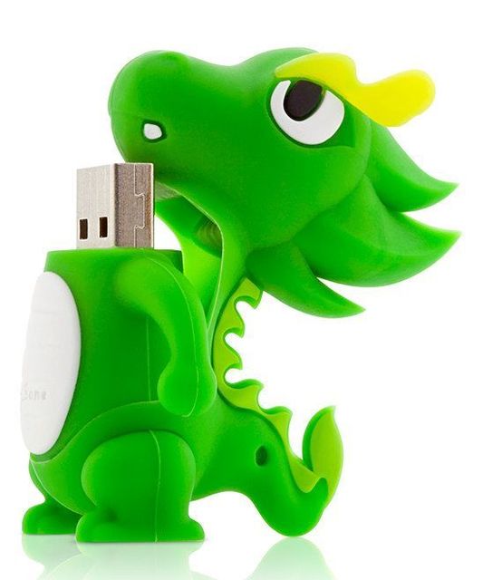 Gitra Promotion Gift Logo Branded Pvc Dragon Thumbdrive Lion Usb Flash Drive Bird 8GB 16GB 32GB 64GB 128GB
