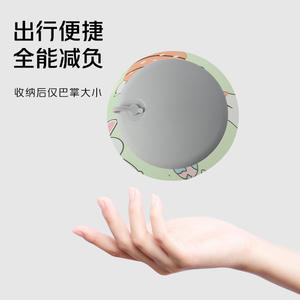 Almohada Inflable Cuadrada Yide de 28x28x14cm con Diseño de Oso Rosa, Portátil para Viajes, Camping, Oficina, Soporte para la Espalda - Product Image 3