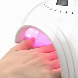 เครื่องอบเล็บยูวี แอลอีดี คุณภาพสูง 86 วัตต์ แบบสองมือ 2in1 แสงสีแดง สำหรับมืออาชีพ ปรับแต่งได้ ใช้กับอะแดปเตอร์ - Product Image 4