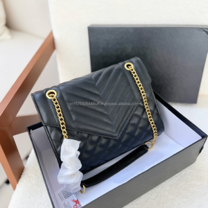 Bolsos de Mensajero de Cuero para Mujer al por Mayor, Bolsos de Hombro de Lujo, Bolso Laurent de Alta Calidad con 2 Piezas - Product Image 3
