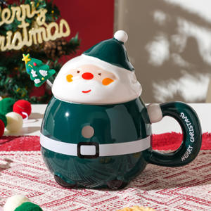 Tasses en céramique créatives et mignonnes de Père Noël, tasses à eau de dessin animé, et mugs adorables - Product Image 6