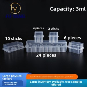 Wholesale 2x3ml Clear <b>Plastic</b> Vial Storage <b>Box</b> for Peptide 3ml Storage Cases - Product Image 6