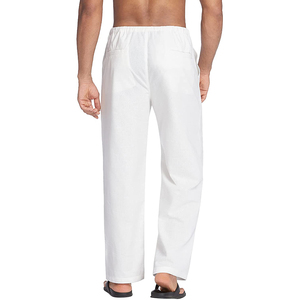 <span class=keywords><strong>Pantalones</strong></span> <span class=keywords><strong>de</strong></span> <span class=keywords><strong>Hombre</strong></span> Shinesia, Talla Grande, Lino, Cintura Elástica, Sueltos, Finos, Transpirables, Suaves, Casuales <span class=keywords><strong>de</strong></span> Playa, Personalizados OEM - Product Image 3