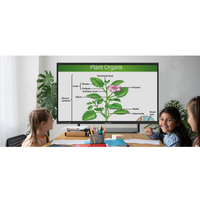 JOMEtech 65/75/86/100 pouces 4K Display Smart Board, tableau blanc interactif à écran tactile pour écoles numériques Tableaux interactifs