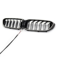 ZS para BMW 5 Series G30 G31 2017 - 2020 Car Bumper Kidney LED Light Lamp Grille Grill
