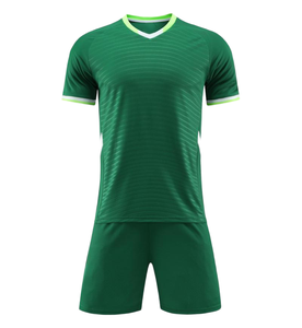 Maglia da Calcio da Uomo a Maniche Corte Traspirante ad Asciugatura Rapida con Logo Personalizzato, Maglietta da Calcio Estiva per Allenamento, Uniforme di Squadra, <span class=keywords><strong>Top</strong></span> OEM - Product Image 4