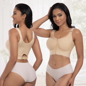 Breast Augmentation Post Surgery Custom Logo Push up Shapewear Tops Bra Invisibles Para Mujer Stage 1 Faja - Product Image 1