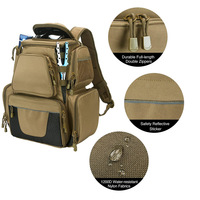 Tas Ransel Pancing Luar Ruangan Anti Air Kapasitas Besar Multifungsi Tas Pancing Laut Ransel Multi-Kantong
