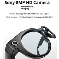 Nouvelles lunettes intelligentes IA W611 multifonctionnelles pour appels vocaux, prise de photos, enregistrement vidéo, contrôle tactile et détection d'objets IA
