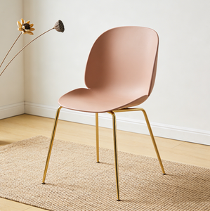Chaise <span class=keywords><strong>de</strong></span> salle à manger nordique en PP, chaise d'appoint décorative en plastique avec pieds en métal, support robuste, vente directe usine pour café, <span class=keywords><strong>bistrot</strong></span>, espace repas - Product Image 1