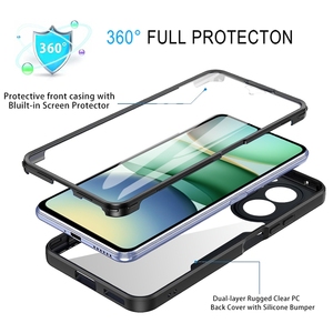 <span class=keywords><strong>Custodia</strong></span> per Telefono 360° Trasparente in TPU Morbido e PC Rigido per Xiaomi Redmi <span class=keywords><strong>A5</strong></span> 4G Poco F7 Pro F7 Ultra - Product Image 2