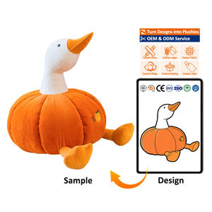 Peluche d'animal tendance pour enfants, jouet doux et câlin, adorable canard en peluche, jouets d'animaux en peluche personnalisés, petits canards en peluche - Product Image 1
