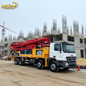 Camión Bomba de Concreto Putzmeister Usado con Chasis Benz 49m M49-5RZ para Maquinaria de Construcción en Venta - Product Image 1