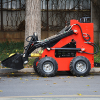 Hocheffizienter RLD-w460 Mini-Raupenlader mit Perkins-Motor, Hydraulikpumpe, Benzinmotor für Landwirtschaft und Heimgebrauch, Anbaugeräte und Getriebe