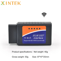 Evrensel araba için diagnostics teşhis OBD II portu WIFI kablosuz bağlantı teşhis OBD2 tarayıcı teşhis motor kodu okuyucu
