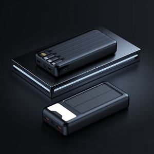 Batteries externes d'urgence de haute qualité à double sortie, grande capacité 20000mAh 8000mAh, recharge solaire, pour l'extérieur - Product Image 2