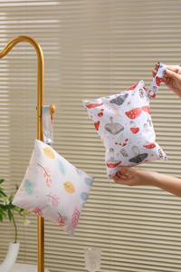 Combinatiepakket Voor Pasgeboren <span class=keywords><strong>Baby</strong></span> 'S 0-1 Jaar Oud 6 Herbruikbare Luiers 6 Microfiber Napie Inzetstukken 2 Natte Droge Zakken Bedrukt - Product Image 6