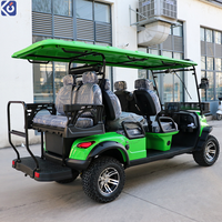 Voiture de golf électrique CAMP, chariot de golf intelligent alimenté par batterie au lithium, 6 places, scooter de golf tout-terrain