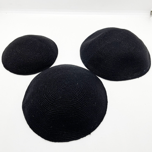 Dmc kippah Dome Chất lượng cao <span class=keywords><strong>handmade</strong></span> dệt kim cotton yarmulke <span class=keywords><strong>kippot</strong></span> trong DMC - Product Image 4