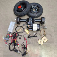 Kit complet de boîte-pont de tricycle de frein à tambour électrique personnalisé kit d'essieux arrière de chariot