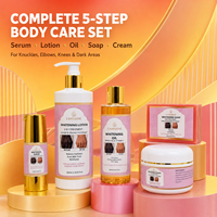 Coffret de Soins Visage Coréen Bio Luxueux Personnalisé à Faible MOQ, Vitamine C et Arbutine, Éclaircissant Anti-Taches Nourrissant pour Tous Types de Peau