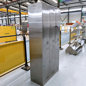Casiers assemblés en acier inoxydable ZHONGNUO - Écologiques, résistants à la rouille, options de serrure électronique à clé, casier de salle de sport - Product Image 5