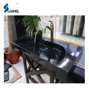 <strong>China</strong> Glossy Marmor <strong>Black</strong> Kitchen Nero <strong>Marquina</strong>/margiuna Floor Tiles Big Slab Silky Belgium Zimbabwe Marble With White Veins - Product Image 6
