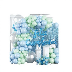 Fornitore di Articoli per Feste da 15 Anni, Vendita all'Ingrosso di Kit per Archi di Palloncini Ecologici in Lattice 'Arco De Feliz Cumpleaños' per la Festa della Mamma e <span class=keywords><strong>Halloween</strong></span> - Product Image 1