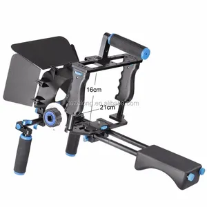 Top D221 Photo Studio Accessoire Stabilisateur De Caméra Focus DSLR Rig Movie Kit <span class=keywords><strong>Tik</strong></span> <span class=keywords><strong>Tok</strong></span> Système De Stabilisation pour canon - Product Image 4