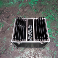Flight case de scène DJ personnalisable OEM/ODM avec base en acier, insert réglable pour drapé, et cadre en aluminium avec mousse EVA