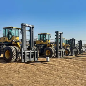 LTMG mesin angkat beban berat 12 ton 15 ton 20 ton Forklift diartikulasikan medan berat Forklift