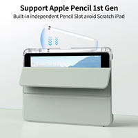Kenke Offres Spéciales antichoc durable en cuir PU clair bord souple étui pour tablette pour iPad 789 10.2 pouces