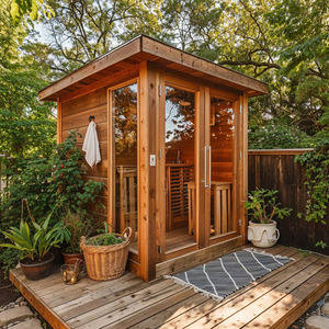 Sauna électrique moderne en bois massif, design multi-scènes, pour maison privée, hôtel commercial, <span class=keywords><strong>spa</strong></span> et bien-être - Product Image 3