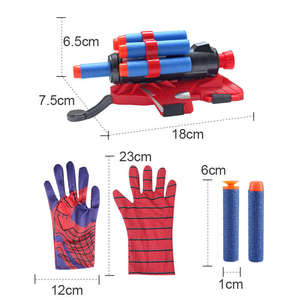 Spider-Man Launcher Custom Wrist Toy Soft Plastic Bullet Gun with Wall Sticking Feature Unisex Cosplay Gift Ages 2-14+ - Product Image 3