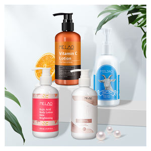 MELAO Crème hydratante éclaircissante pour la peau noire Vitamine C <span class=keywords><strong>Lait</strong></span> éclaircissant Crème pour le corps et le visage pour femmes et hommes Peau sèche - Product Image 6