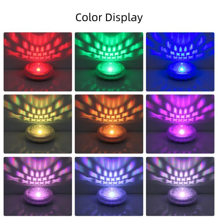 Outdoor Solar Powered Floating LED Pool Light RGB Color Changing IP67 Waterproof Lamp with Remote Control Pond Garden