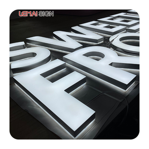 Tùy Chỉnh 3D Mini Acrylic Bảng Chữ Cái Sáng Nhỏ Nhựa Chữ - Product Image 3