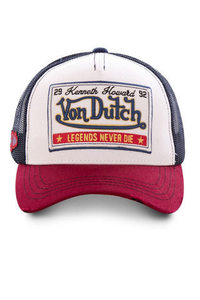 Casquette de camionneur brodée Von Dutch, maille respirante, design graffiti, pour les sports de plein air, les loisirs, motif personnalisé VON Baseball Ca - Product Image 3