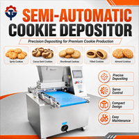 Machine à biscuits semi-automatique TG - Ligne de production continue à faible bruit - Équipement de transformation de biscuits croustillants - Fournisseur direct