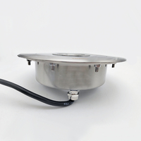 Projecteurs LED RGB d'extérieur étanches IP68 avec buses en acier inoxydable, contrôle DMX, changement de couleur, garantie 3 ans
