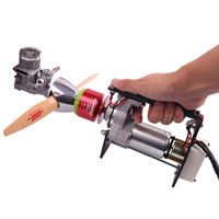 Lanceur d'hélicoptère à aile fixe à méthanol DWI TOC80 Starter Large Front Version pour modèle d'avion 12V-18V 40A 500mm Accessoires de drone