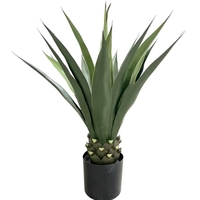 Nouvelles plantes artificielles TREESMAS LX020 en gros pour décoration intérieure/extérieure 83*100cm en plastique sisal épais, designs personnalisés, Chine