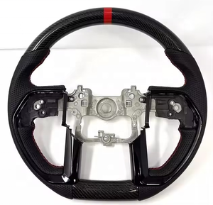 Volante Deportivo de Fibra de Carbono Forjado con Luces LED, Actualizado para Range Rover L322 L494 <span class=keywords><strong>Evoque</strong></span> Vogue <span class=keywords><strong>Svr</strong></span> Sport 2006 2011 2012 2013 2014 2015 - Product Image 3